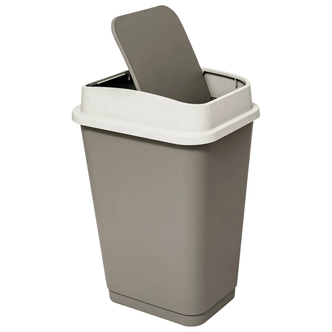 5five Poubelle plastique 50L, Taupe