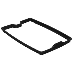 5five Poubelle plastique slim 40L, Gris