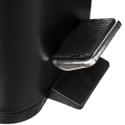 5five Poubelle rect soft close inox 5l, Noir