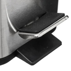 5five Poubelle rect soft close inox 5l