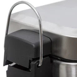 5five Poubelle rect soft close inox 5l