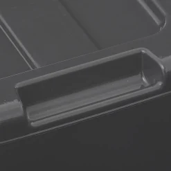 5five Poubelle rectangulaire à 2 ouvertures plastique 25L, Gris