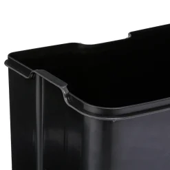 5five Poubelle rectangulaire à pédale métal 30L, Taupe