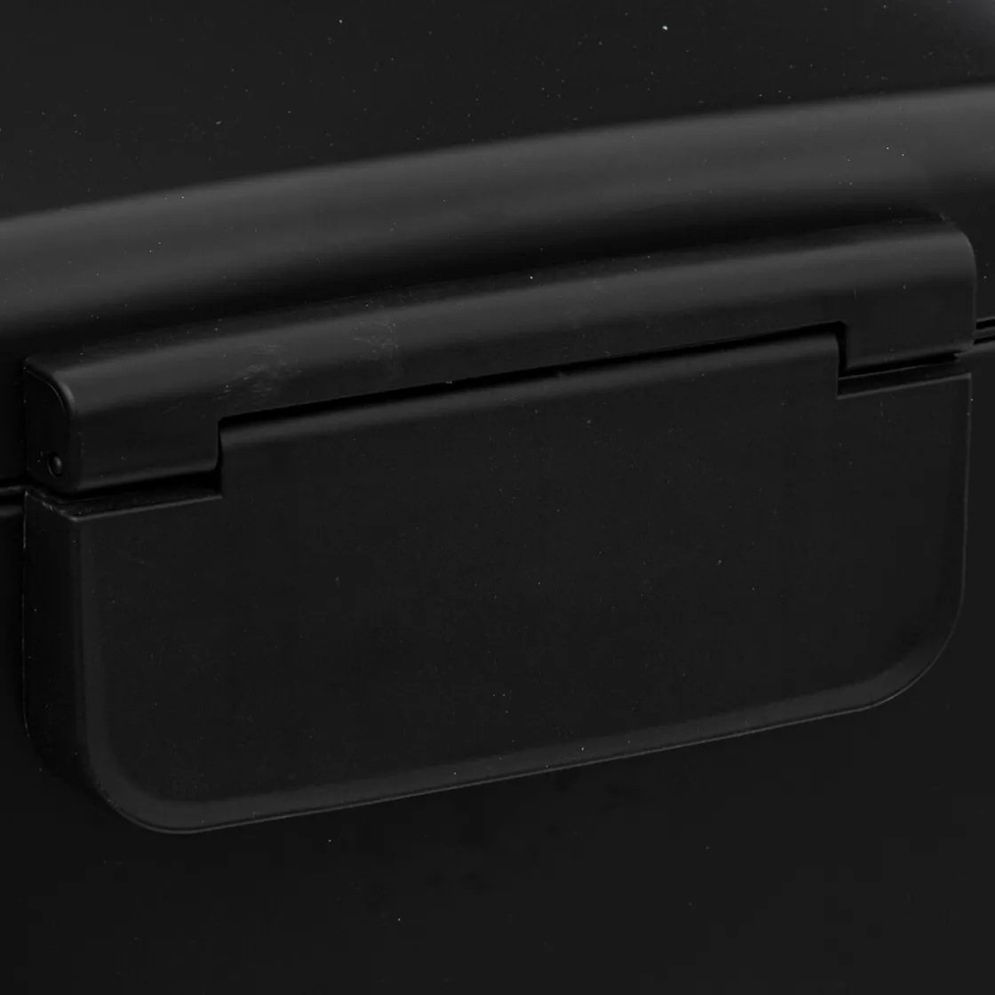 5five Poubelle rectangulaire à pédale métal 50L, Noir