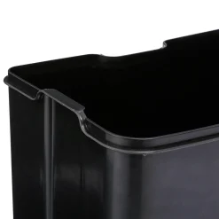 5five Poubelle rectangulaire à pédale métal 30L, Gris