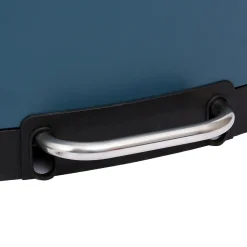 5five Poubelle rectangulaire à pédale métal 30L, Bleu marine