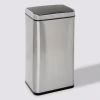 5five Poubelle rectangulaire automatique 40L, Inox