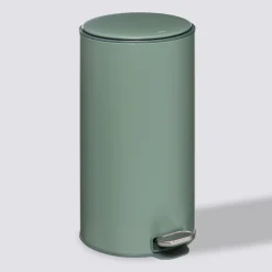 5five Poubelle ronde en métal 30L, Vert