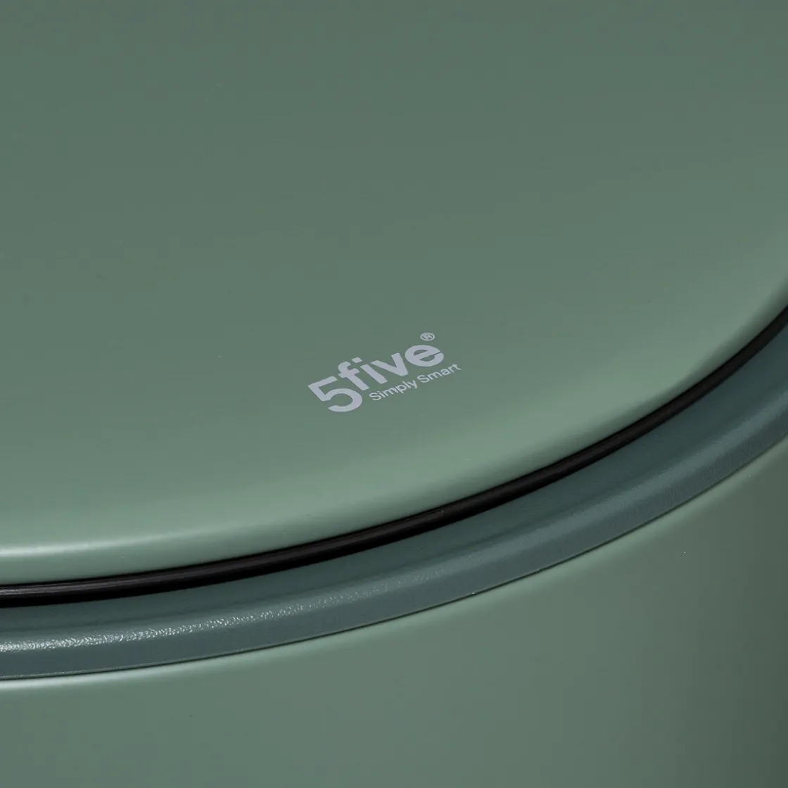 5five Poubelle ronde en métal 30L, Vert