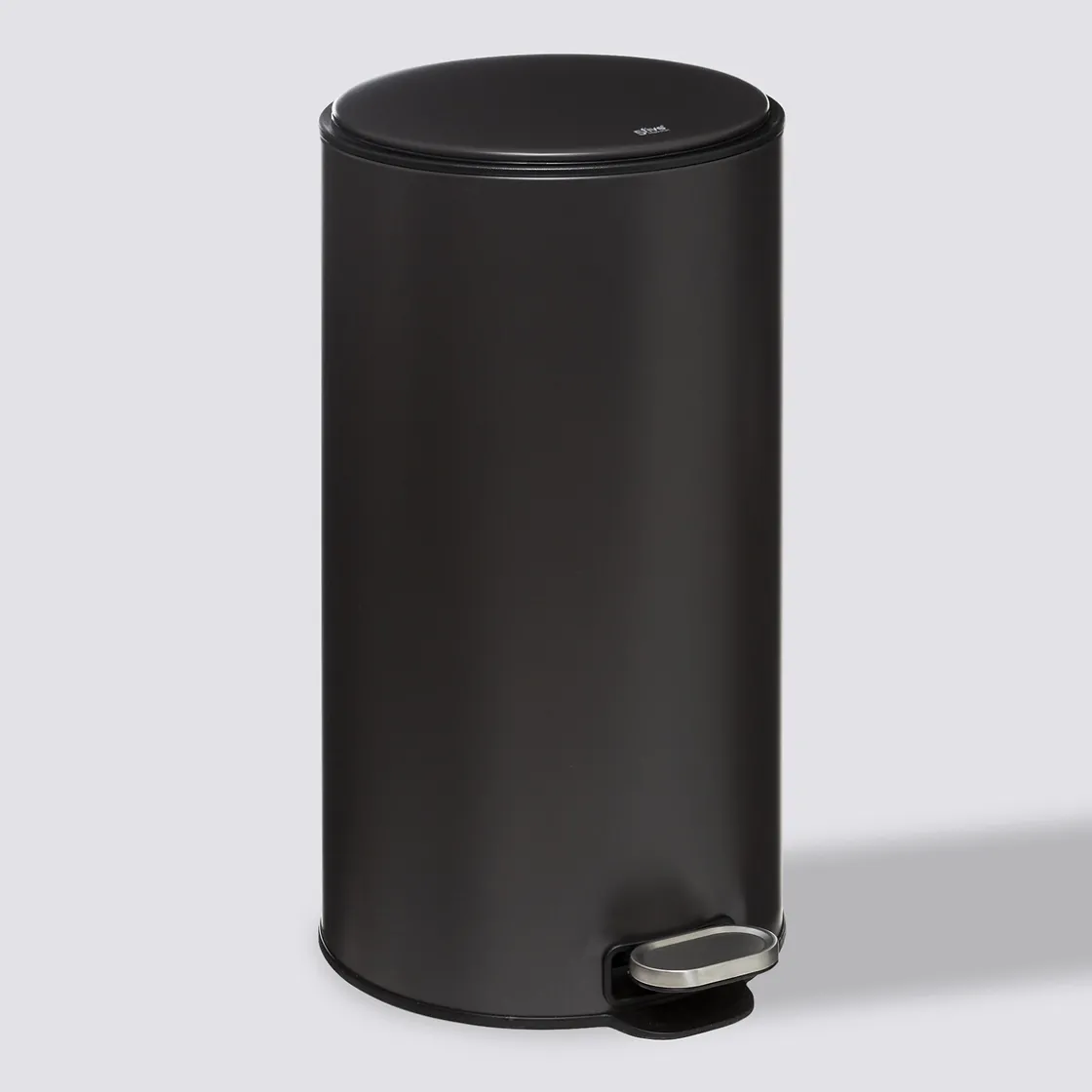 5five Poubelle ronde en métal 30L, Gris charbon