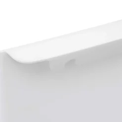 5five Poubelle rétractable de porte 8L, Noir & Blanc