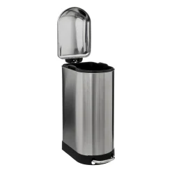 5five Poubelle slim à pédale métal 30L Ariane