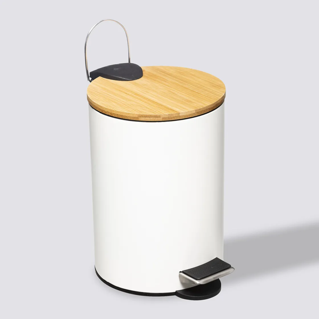 5five Poubelle Soft close 3L, Blanc