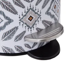 5five Poubelle soft close 3L, Blanc et vert