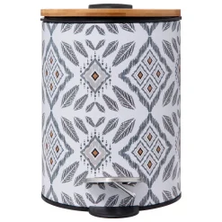 5five Poubelle soft close 3L, Blanc et vert