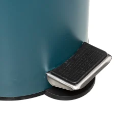 5five Poubelle Soft Close 3L, Bleu pétrole