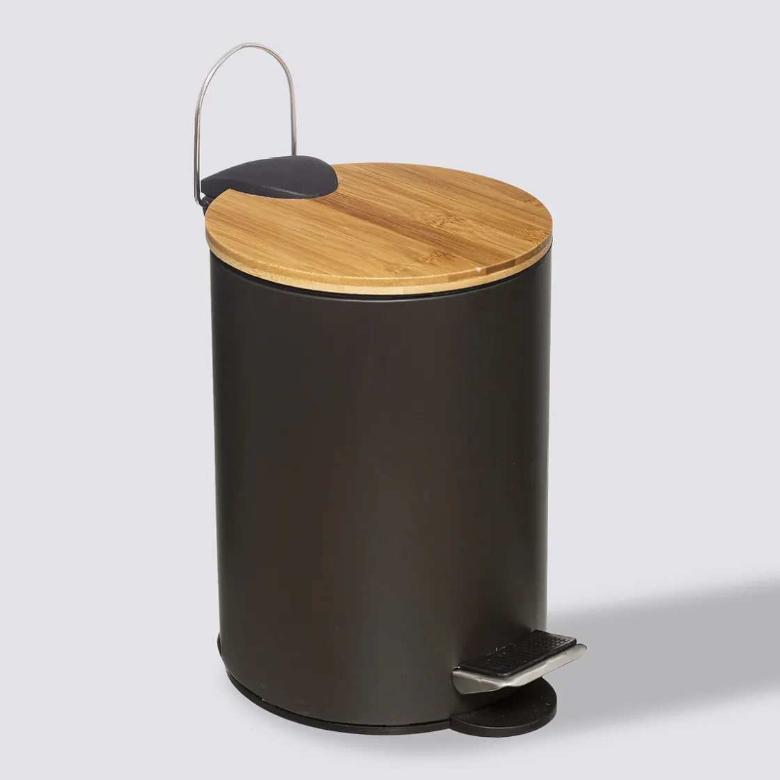 5five Poubelle Soft Close 3L, Gris charbon