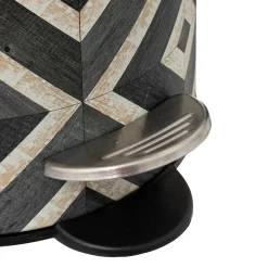 5five Poubelle soft close 3L, Noir et beige