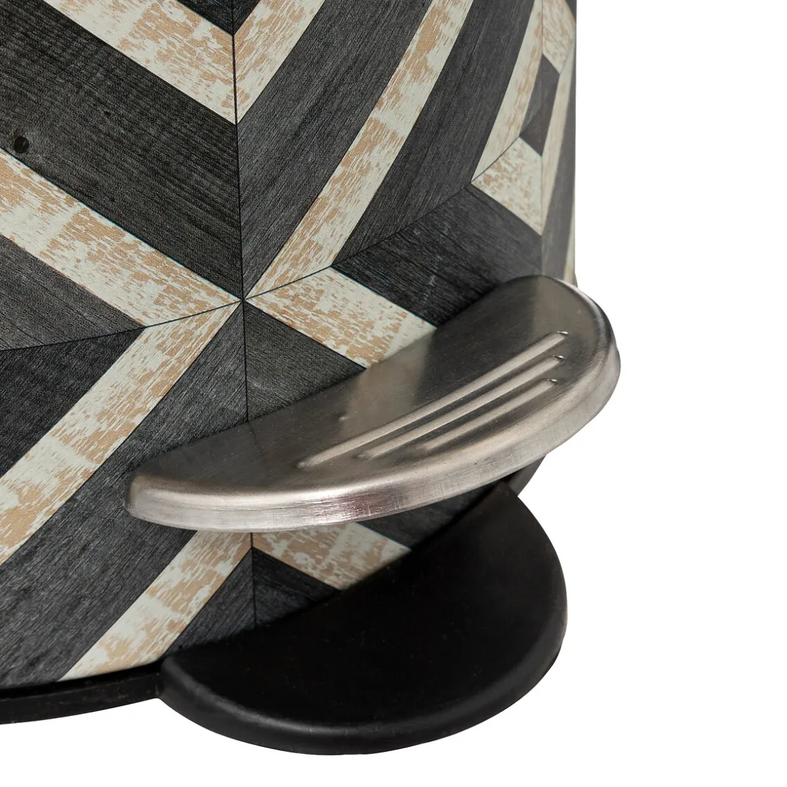 5five Poubelle soft close 3L, Noir et beige