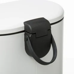 5five Poubelle Soft close métal 6L, Blanc