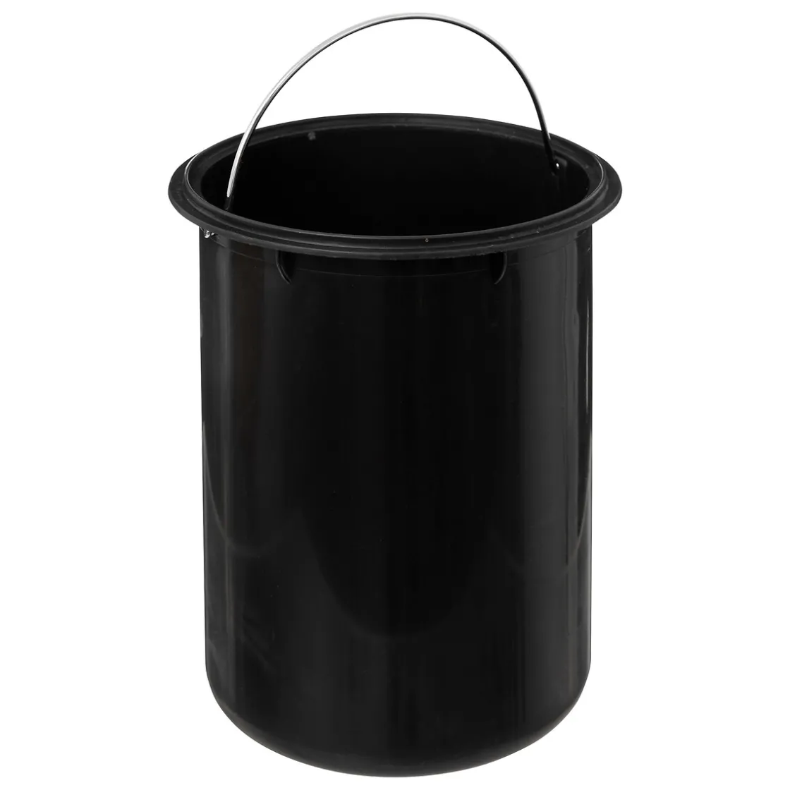 5five Poubelle Soft close métal 3L, Noir