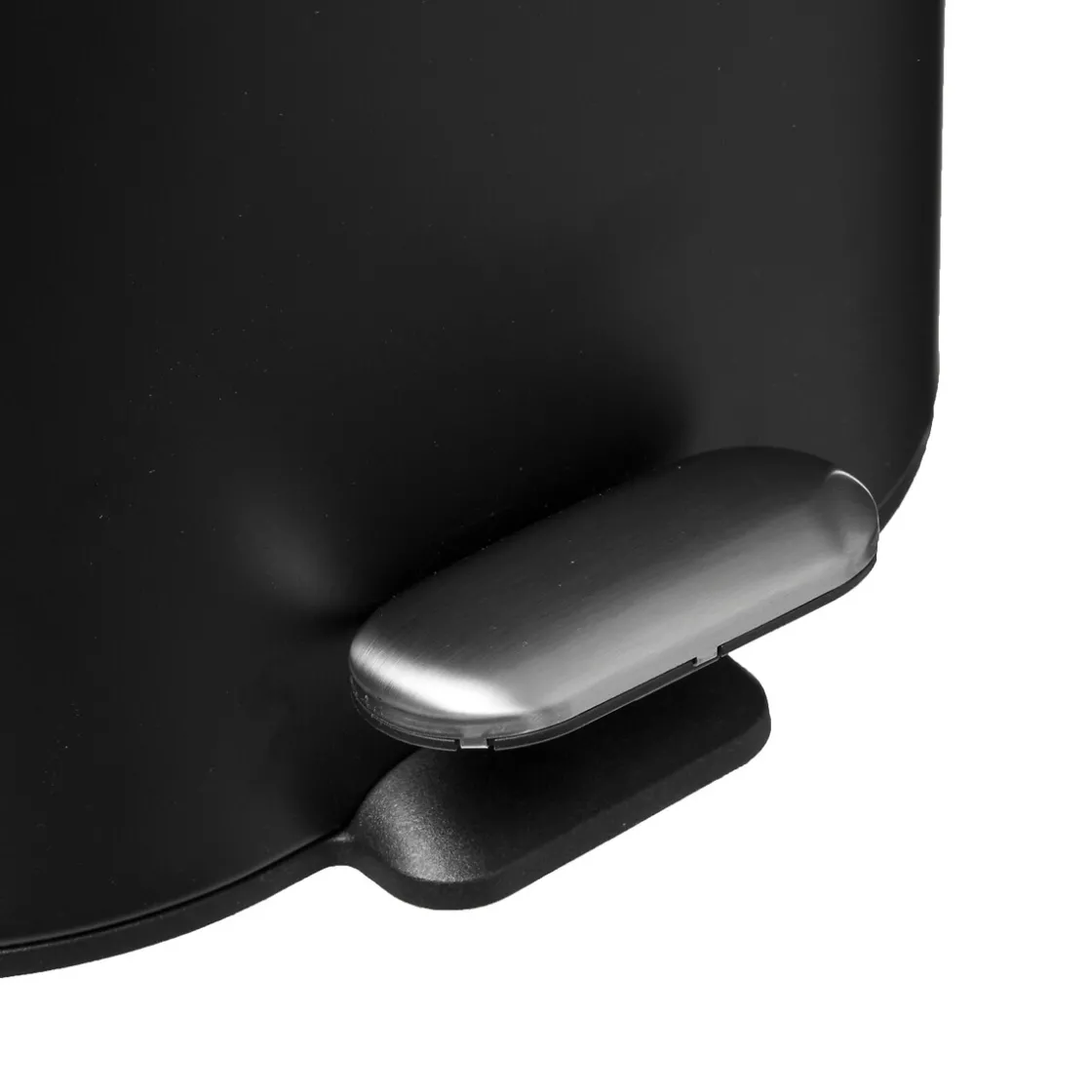 5five Poubelle Soft close métal 6L, Noir