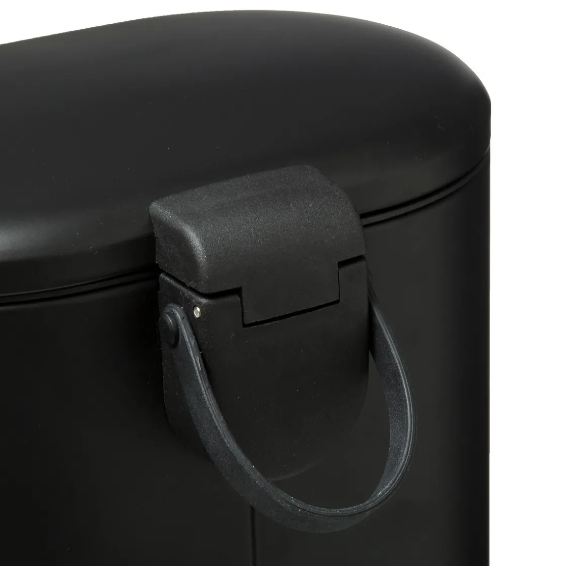 5five Poubelle Soft close métal 6L, Noir