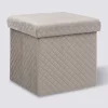 5five Pouf pliable 31x31 cm, Velour lin