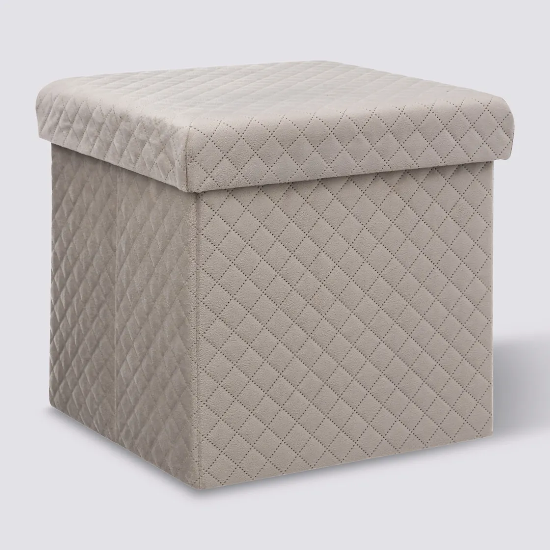 5five Pouf pliable 31x31 cm, Velour lin