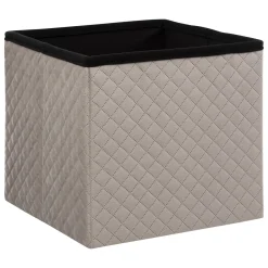 5five Pouf pliable 31x31 cm, Velour lin