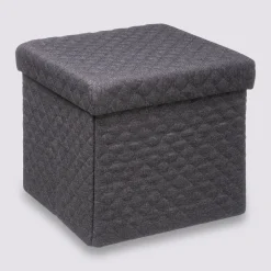 5five Pouf pliable 31x31 cm,Gris anthracite