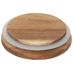 5five Présentoir à épices avec lot de 9 bocaux, Acacia