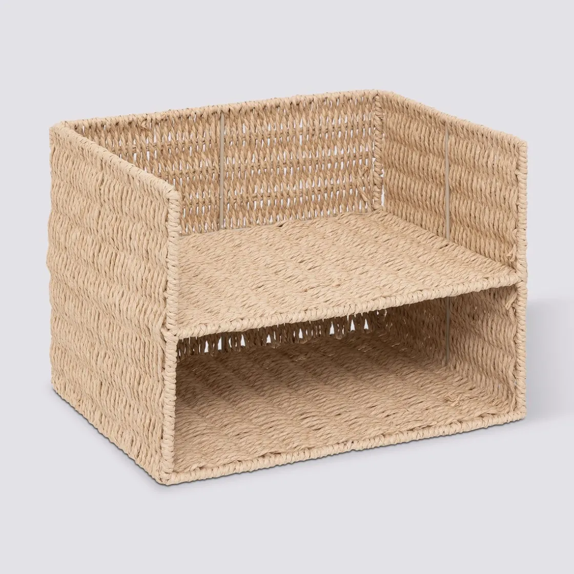 5five Rack à document double, Papier tressé