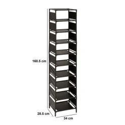 5five Range-chaussures, 10 paires
