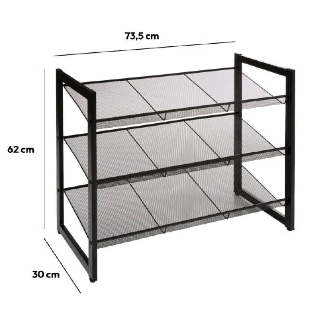5five Range-chaussures métal x9, Noir