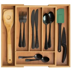 5five Range-couverts 6 compartiments extensibles