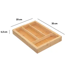 5five Range-couverts 6 compartiments extensibles
