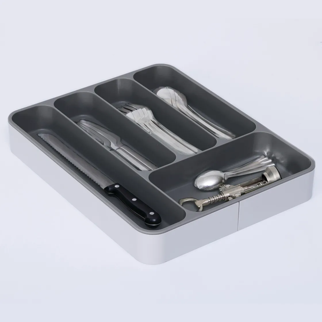 5five Range-couverts extensible, Gris