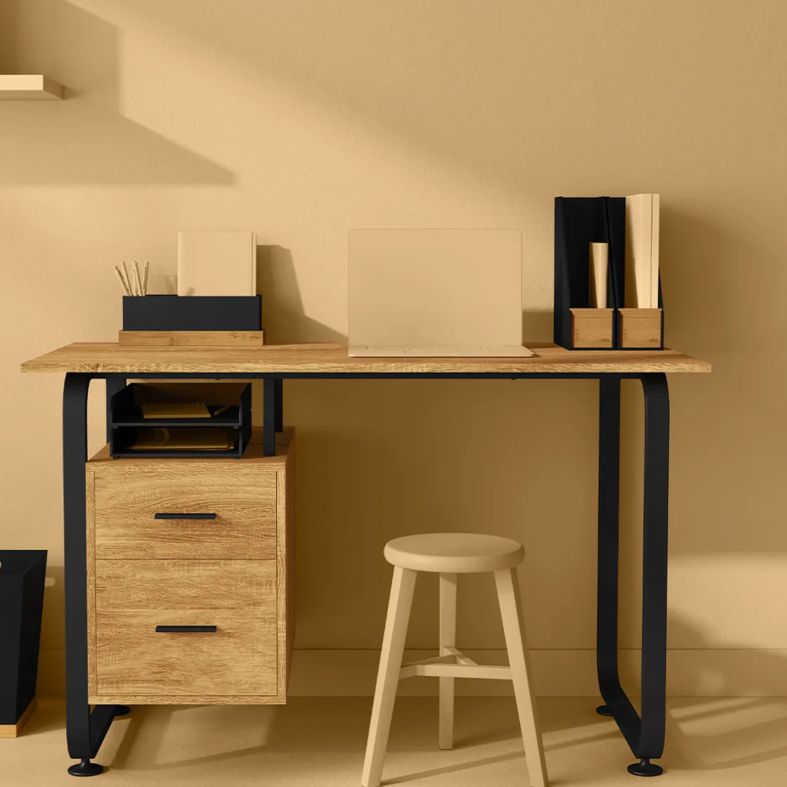 5five Range-documents bambou, Noir