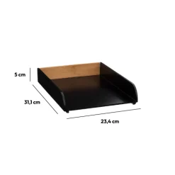 5five Range-documents bambou, Noir