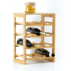 5five Rangement 12 bouteilles, Bambou