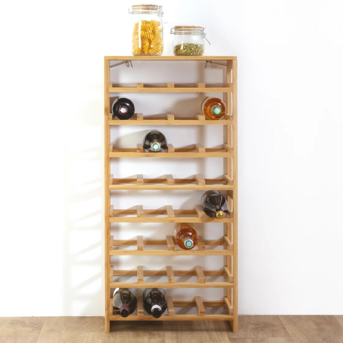5five Rangement 32 bouteilles, Bambou