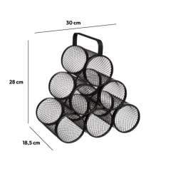 5five Rangement 6 bouteilles métal