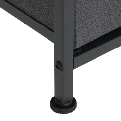 5five Rangement 4 tiroirs tissu, Gris anthracite