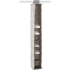 5five Rangement chaussures 10 cases, Gris clair