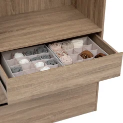 5five Rangement tiroir 16 compartiments, Beige