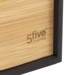 5five Range-revues bambou, Noir