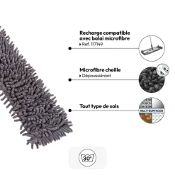 5five Recharge microfibre balai télescopique