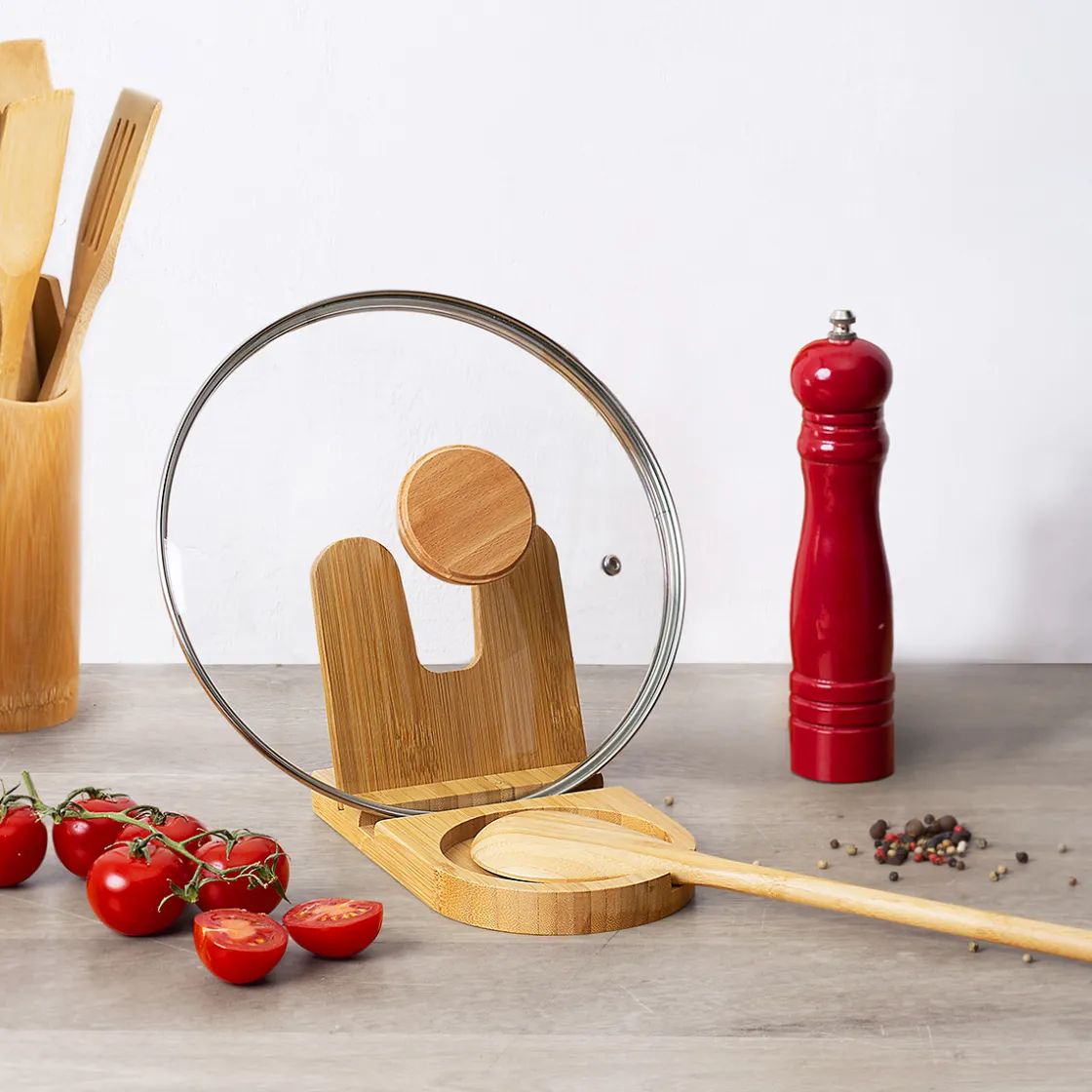 5five Repose cuillère avec couverts