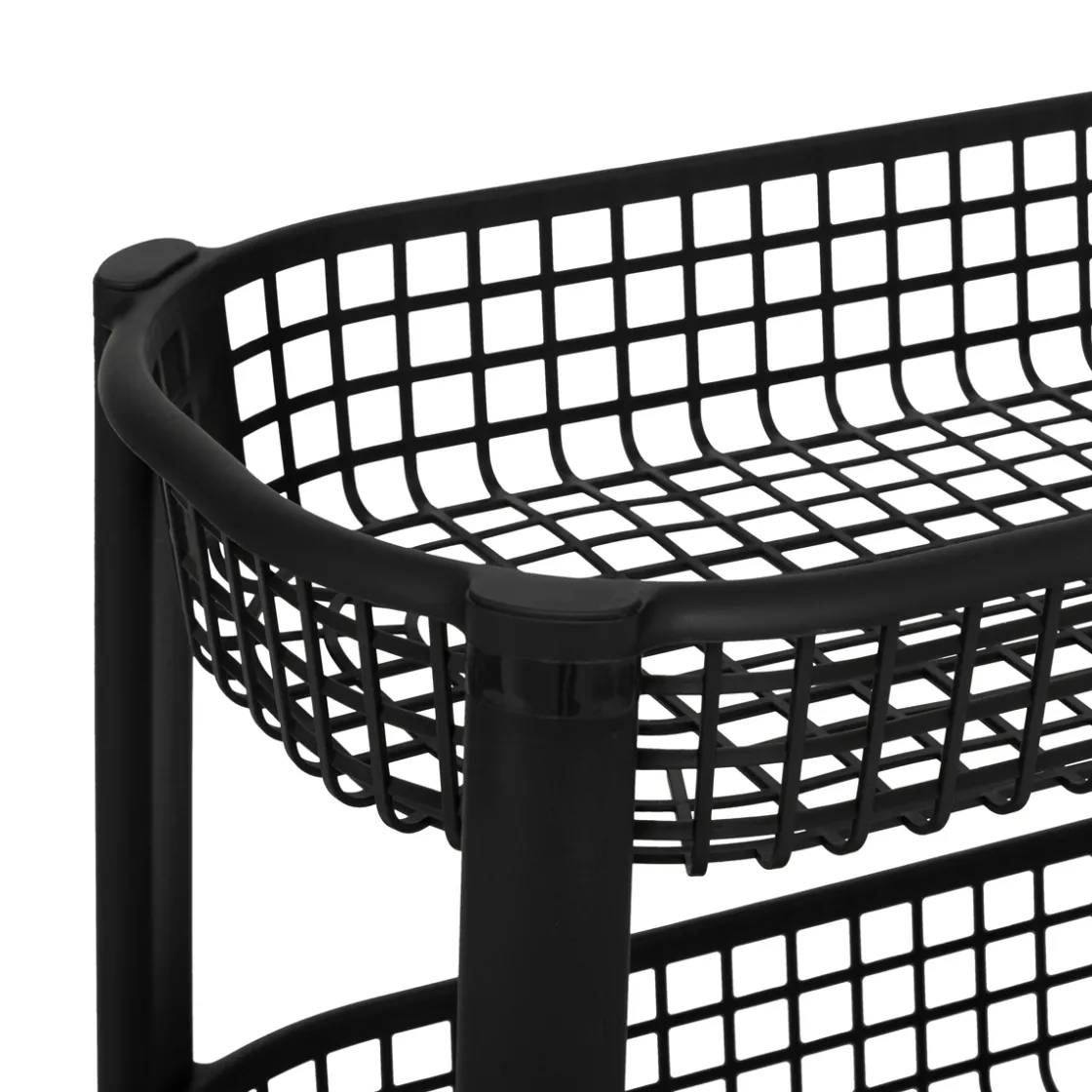 5five Resserre avec paniers 4 niveaux, Noir